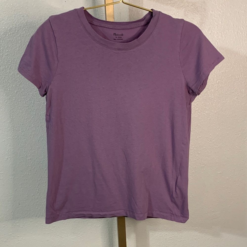 Madewell Purple Short Sleeve Women's Tee
